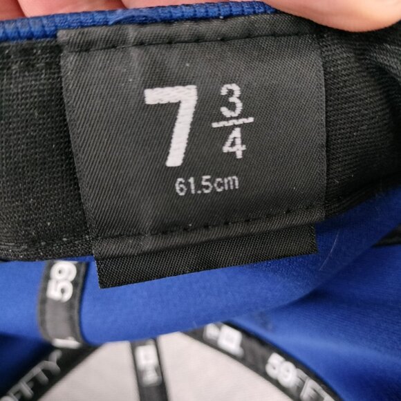 Chicago Cubs New Era 59Fifty Hat Cubbie Bear Logo Fitted Size 7 3/4 Baseball Cap - Picture 11 of 12